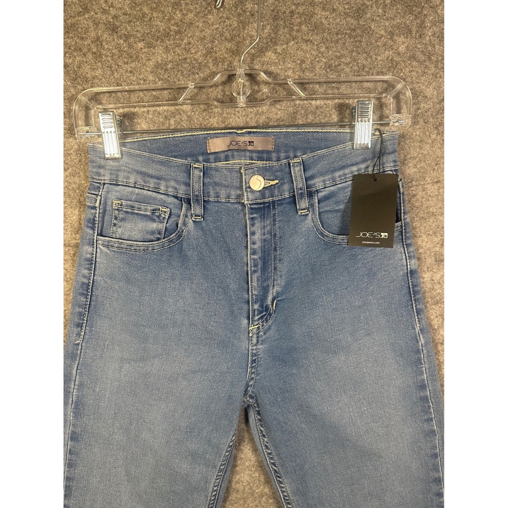 Joes Jeans Denmark High‎ Rise Crop Bootcut Blue Denim MZ2DNM5216 Womens Size 26 - Picture 2 of 11